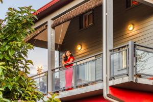 Balkon lub taras w obiekcie Tipalais