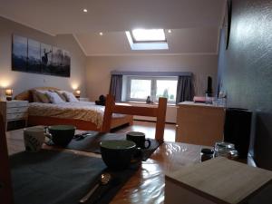 Postel nebo postele na pokoji v ubytování Petites-Tailles - chambre d'hôtes