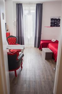 Posteľ alebo postele v izbe v ubytovaní Relais Cola Di Rienzo