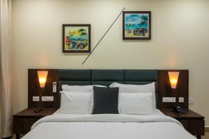 Katil atau katil-katil dalam bilik di Anna Residency The Quintessential Boutique Hotel