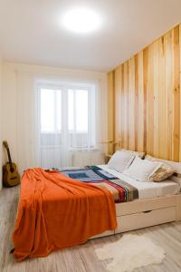 Llit o llits en una habitació de Skandi apartment near the Park