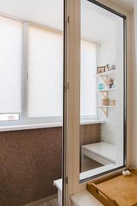 Et badeværelse på Skandi apartment near the Park