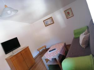 TV a/nebo společenská místnost v ubytování Haus Anneliese