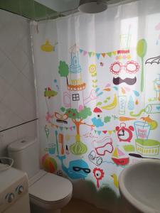 Kúpeľňa v ubytovaní Apartamento Conil, perfecta ubicación