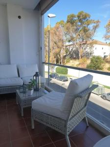 Posedenie v ubytovaní Apartamento Conil, perfecta ubicación