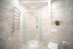Kúpeľňa v ubytovaní 3 bedroom, 2 bathroom Apartment near Forum Lviv