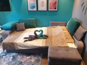 Zona d'estar a Lux apartman Čačak