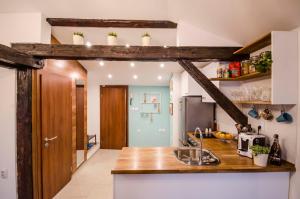 A kitchen or kitchenette at Off Vitosha Blvd Designer Apart