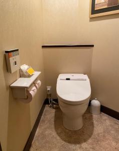 a bathroom with a white toilet and a sink at Hotel Venus Ritz (Adult Only) in Seto