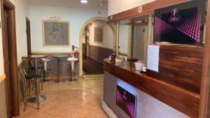 Kuchyň nebo kuchyňský kout v ubytování Park Hotel Serenissima