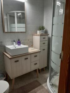 Kylpyhuone majoituspaikassa La Dolce Vita