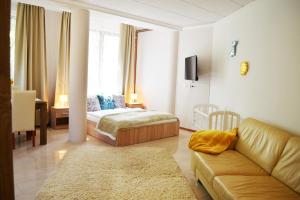 Posteľ alebo postele v izbe v ubytovaní Gyula Wellness Villa