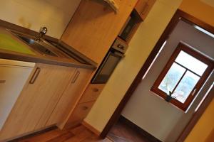 Eldhús eða eldhúskrókur á Apartmá Krkonoše