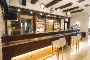 Lounge nebo bar v ubytování HOTEL SMUK