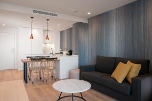 Część wypoczynkowa w obiekcie Ahoy Apartments