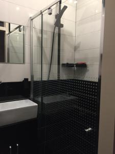 Koupelna v ubytování Rumah kita, bungalow met 2 slaapkamers in het mooie Drenthe