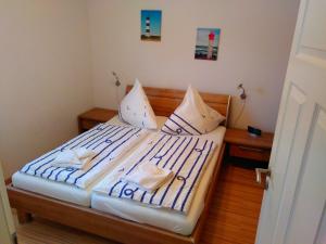 Ένα ή περισσότερα κρεβάτια σε δωμάτιο στο Quartier4u - 4 Sterne - inklusive POWER WLAN - BikeBox - Wäschepaket - Parkplatz # Bestpreisgarantie #
