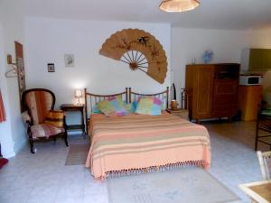 Postel nebo postele na pokoji v ubytování Le Val Léron
