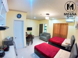 TV a/nebo společenská místnost v ubytování Mifaña Suites - Panglao Island