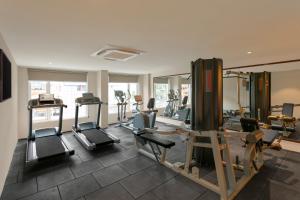 The fitness centre and/or fitness facilities at Ginger Aurangabad