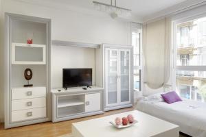 A television and/or entertainment centre at Hurbil - Basque Stay