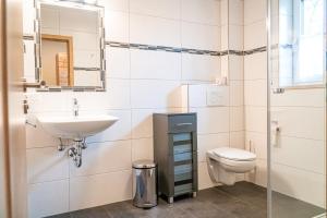 Koupelna v ubytování Pension Sengmüller