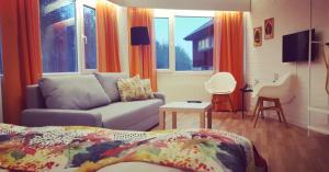 TV a/nebo společenská místnost v ubytování Breanäs Hotell
