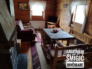TV o dispositivi per l'intrattenimento presso Apartmani Smigic Divcibare
