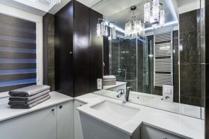 Kúpeľňa v ubytovaní ResiNest Apartamenty Nowe Bojary