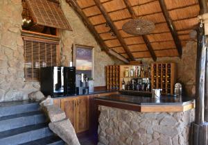 Saló o bar de Tshukudu Bush Lodge