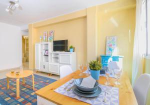 Televizors / izklaižu centrs naktsmītnē Apartamento Vialia