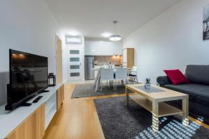 TV a/nebo společenská místnost v ubytování Royal Apartments