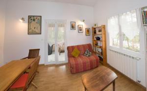 Posezení v ubytování Gîte Les chênes