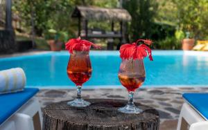 Kolam renang di atau dekat dengan Firefly Estate Bequia
