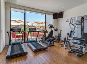 Fitness centrum a/nebo fitness zařízení v ubytování Hotel Solar de las Animas