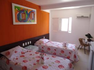 Cama ou camas em um quarto em Hotel Des Basques