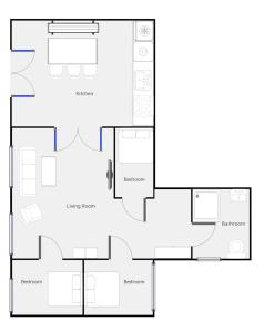 a floor plan of a house at The Churchill 4 - Into This Place in Copenhagen