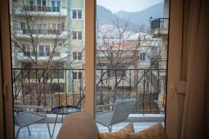 Nespecifikovaný výhled na hory nebo výhled na hory při pohledu z apartmánu