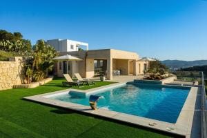 Villa Sa Rota Luxury Sea Views 내부 또는 인근 수영장