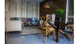 EuVe Ocean View Flat in Lima的休息区