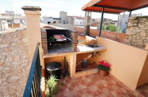 A balcony or terrace at Cal Vibo