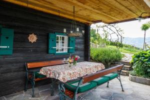 Ogród w obiekcie Ferienhaus Höllberg