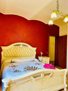 Postel nebo postele na pokoji v ubytování Agriturismo Re di Fiori