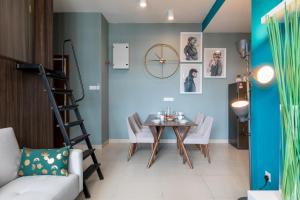 Χώρος καθιστικού στο Sky Loft@Midhill Genting Highlands (Free Wi-Fi)