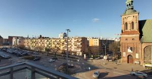 Výhľad na mesto Gdansk alebo výhľad na mesto priamo z apartmánu