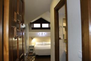 Cama o camas de una habitación en Los Guardeses