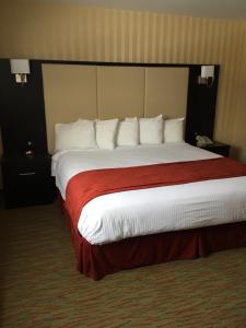 Postel nebo postele na pokoji v ubytování Sinbads Hotel & Suites