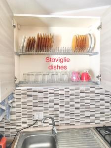 Cucina o angolo cottura di L'attico di Greta,Etna house