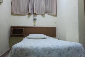 Postel nebo postele na pokoji v ubytování Hotel Plaza Aleman