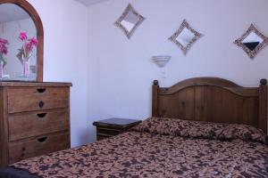 Postel nebo postele na pokoji v ubytování Hotel Plaza Aleman